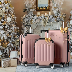 Ensemble de bagages <span class=keywords><strong>3</strong></span> pièces résistant aux rayures, valise à roulettes pour voyages d'affaires avec doublure en polyester, valise à roulettes - Product Image 1