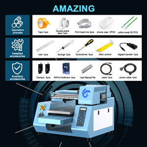 Nhà Máy Giá rẻ nhất UV dtf máy in xp600 3047 UV tốc độ cao printhead tinh thể Nhãn dán nhãn chuyển UV dtf máy in với Laminator - Product Image 3