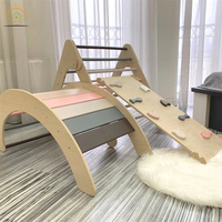 Ensemble de rampes de balançoire et d'escalade d'intérieur pour enfants, jouets en bois, jeu personnalisé, Offre Spéciale