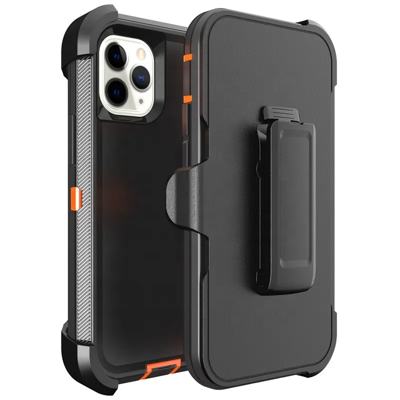 New Coming Multi-layer Defender Phone Case with Belt Clip For iPhone 12 Cell Phone Case