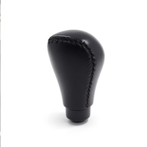 Car <b>Gear</b> <b>Knob</b> Full Black Leather Shift <b>Knob</b> Manual Transmission - Product Image 2