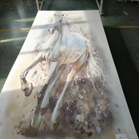 Nouvelles Couleurs, Plaque Murale 3D Effet Marbre PVC, Alternative Animale, Anti-UV