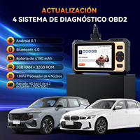 THINKCAR Escáner OBD2 Actualizaciones Gratuitas de por Vida Thinkscan 662 Herramienta de Diagnóstico Bidireccional para Automóviles