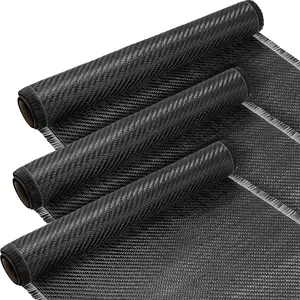 Hoge Kwaliteit En Goedkope Prijs Koolstofvezel Stof Roll Pure Stof Koolstofvezel Plaat Effen Twill Weave Carbon Fiber Doek