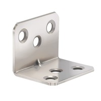 Support d'angle en acier inoxydable en forme de L, quincaillerie de meubles, connecteur d'angle, stock d'usine