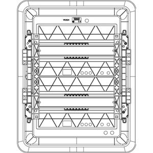 Vimar V53124.B Tablero de Distribución Empotrado de 2 Módulos con Carril DIN, Plástico Blanco, IP40 - Product Image 3