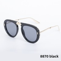 Lunettes de soleil pliantes UV400 incrustées de diamants pour femme, style influenceur, artistiques, style masque, pour visage épuré