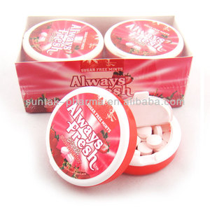 SUNTAK OEM ODM pastiglia senza zucchero alla menta fresca alito fresco xilitolo menta per dolci prodotti alimentari dolciumi - Product Image 6
