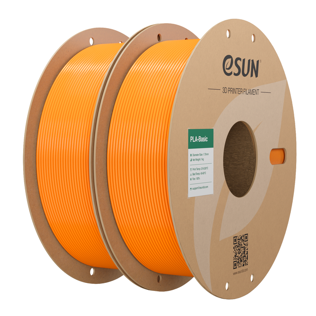 ESUN PLA-Basic Orange PLA 3D Printer Filament 1.75mm FDM 210-230 1kg Plastic Rod Extruded 27 Colors Cost-effective TPE/PVA/PCL