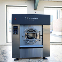 Laveuse-essoreuse industrielle professionnelle entièrement automatique 50 kg, électrique, en acier inoxydable, à eau froide, machine à laver et à sécher