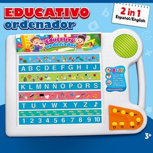 Enfants éducatifs précoces espagnol et anglais tablette apprentissage machine jouet <span class=keywords><strong>Montessori</strong></span> <span class=keywords><strong>bilingue</strong></span> parler apprentissage PAD pour les tout-petits - Product Image 2