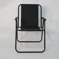 Portable Camping pique-nique chaise de pêche pliable printemps chaise devoir extérieur pliant cadre en acier inclinable chaise de plage