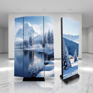 Pantalla LED Plegable de Doble Cara MILEC, P1.8 P2.5 GOB, Señalización Digital Móvil para Campañas Publicitarias - Product Image 1