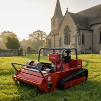 Tondeuse robot RC de haute qualité, moteur diesel 13 CV, autopropulsée, tout-terrain, zéro-turn, pour la tonte sur pentes raides