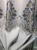 Nouveau design, tissu de rideau jacquard tissé respirant et teint, poids lourd, textile de maison décoratif, directement de l'usine