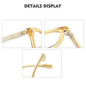 <span class=keywords><strong>Johnny</strong></span> <span class=keywords><strong>Depp</strong></span> inspirado Vintage Retro grueso rectángulo montura de gafas sin receta acetato lente transparente gafas transparentes - Product Image 3