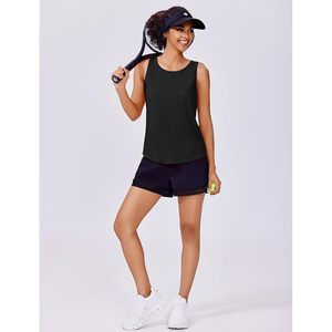 Camiseta Deportiva sin Mangas FOXA para Mujer, de Secado Rápido, para Yoga, Ejercicio, Gimnasio, Ajuste Holgado, para Correr - Product Image 4