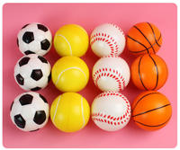 PU-schuim speelgoedballen milieuvriendelijke stressbal basketbal net stick voetbal schuim sponsbal stille bal fidgetbal