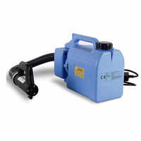 Nébuliseur désinfectant industriel portable, machine à brouillard froid, machine à fumée, fonctionnant sur batterie, mini machine à brouillard froid électrique ULV