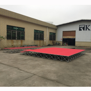 เวทีพกพาประกอบง่าย โครงสร้างอลูมิเนียม น้ำหนักเบา สำหรับงานอีเว้นท์ - Product Image 6