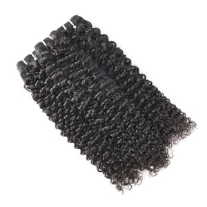 Pelo indio rizado birmano crudo dibujado doble de alta calidad, venta al por mayor sin procesar, paquetes de cabello humano virgen, cierre de encaje Frontal - Product Image 6