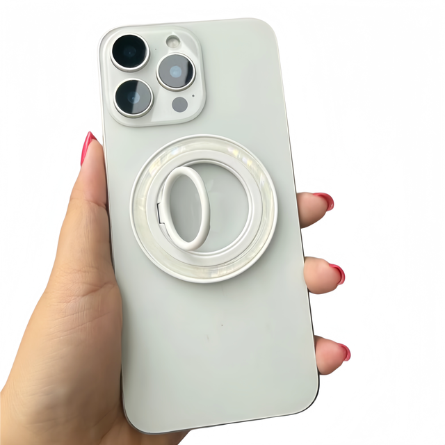Luxury Shell Pattern 360 Rotation Magnetic Ring Holder Universal Mobile Phone Grip Stand