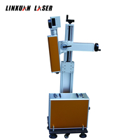 Machine de marquage Laser industrielle à bande, mw, pour métal, plastique, bouteilles en Pet, verre
