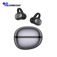 True Buds Pro 26 Headset Nirkabel Clip-On Berkualitas Tinggi dengan Lampu LED Earphone untuk Olahraga Smartphone Ear Clip Sentuh Logo Kustom