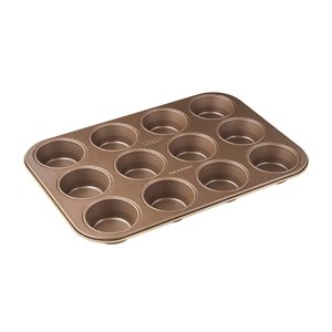 Mojave Gold Line 12 Impression Muffin/Cupcake stampo eco-friendly PC 3D in Silicone strumento per torta Ø7cm impressione per glassa fondente - Product Image 1