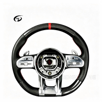 Volant en cuir perforé et fibre de carbone pour Mercedes (anciens modèles) – Amélioration pour les nouveaux W204, W205, W211, W212, W222, W213, W218, W219, AMG GT