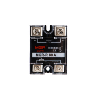 Regulator Tegangan Rendah Solid-state MGR-R 80A Regulator Kecil untuk Instalasi Panel Pengatur Tegangan