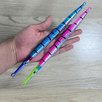 Leurre métallique lumineux OEM 250g à chute rapide et design à coulée rapide, haute durabilité pour la pêche en jigging en haute mer