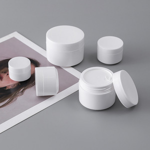 <b>Plastic</b> Jars For Cosmetic <b>Packaging</b> 5G To 50G Screw Top Cylinder With Cap PP Material Cream Container - Product Image 2