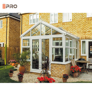 Panel Aluminium Konstruksi Kustom Pabrik Rumah Kaca Kaca Ruang Matahari Kaca Panel Atap Kaca Rumah Sistem Ruang Matahari - Product Image 2