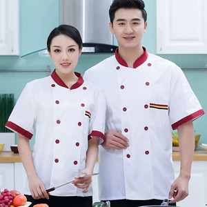 Chaqueta de Chef Negra OEM Uniforme de Cocina para Mujer Ropa de Cocina Culinaria para Hombre Manga Larga para Restaurante Hotel Bar - Product Image 4