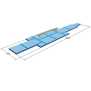 Ensemble <span class=keywords><strong>de</strong></span> tapis d'atterrissage pour barres asymétriques et inégales, conformes aux normes FIG, produit <span class=keywords><strong>de</strong></span> sport et <span class=keywords><strong>de</strong></span> divertissement - Product Image 2