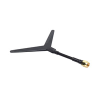 Antenne omnidirectionnelle Clover Leaf FPV 1,2 GHz 1,3 GHz avec connecteur SMA mâle pour drone VTX VRX, transmission vidéo longue portée
