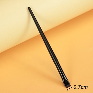 Set de Brochas de Maquillaje al por Mayor: Brocha Delineadora de Ojos Ultrafina de Punta Plana, Brocha para Cejas y Brocha para Base, con Pelo Sintético y Punta Angulada - Product Image 3