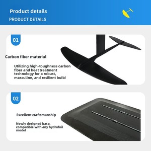 Accessoires et pièces de quincaillerie pour hydrofoil de sport en plein air HD Factory, hydrofoil non motorisé, planche de surf en fibre de carbone - Product Image 3