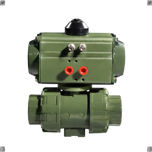 Vanne à bille pneumatique COVNA à double union en PVC, à deux voies, à commande pneumatique, à double action, avec une durée de vie de 90 jours - Product Image 6