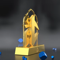 Trophée d'or tibétain précis personnalisé Metal Awards Technique Casting