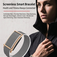 Montre connectée Noscreen F73 avec suivi de santé IA, fréquence cardiaque, oxygène sanguin, suivi du sommeil et bracelet de fitness