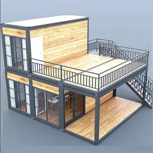 Chất Lượng Cao Căn Hộ Moveable Nhà Trung Quốc Nhà Đúc Sẵn Giá Rẻ Container Biệt Thự Prefabr Casa Văn Phòng 20ft Container Nhà - Product Image 2
