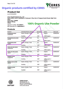 Polvere di Ube+Vaniglia Naturale Pura al 99% di Alta Qualità per la Salute, Prezzo all'Ingrosso, Etichetta Personalizzabile OEM, Campioni Gratuiti - Product Image 5