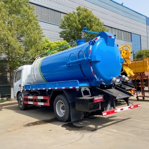 Camion d'aspiration des eaux usées à haute pression Dongfeng 4x2, capacité 6-12 m³, pour le dragage des fosses septiques - Product Image 5