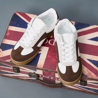 Chaussures de sport classiques rétro pour femmes, semelle en caoutchouc, baskets décontractées, chaussures de tennis, chaussures de skate, cuir microfibre, chaussures de marche antidérapantes