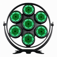 514+A772 Pro 7-Eye Audience Blinder 132W 336RGB+210Bi-Color DMX512 RDM Sound M/S 5CH 32Bit Aux Strobe IP20