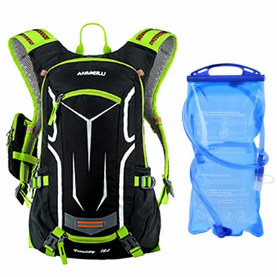 Locle − sac à dos respirant pour vélo, capacité nominale 18l, sacoche pour le cyclisme, le Camping, l'hydratation, la randonnée, avec housse pour la pluie