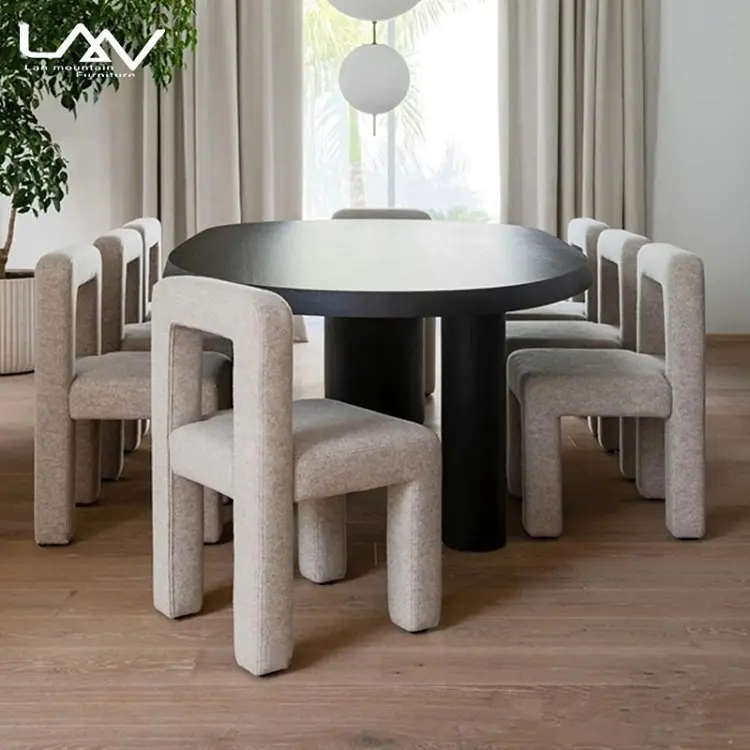 Sedia da pranzo moderna semplice in velluto o pelle Pu per uso domestico sedia da pranzo leggera con schienale morbido di lusso