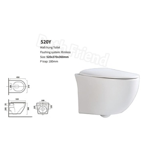 <span class=keywords><strong>WC</strong></span> <span class=keywords><strong>suspendu</strong></span> moderne sans bride, avec réservoir encastré, cadre complet, céramique blanche mate et grise - Product Image 2